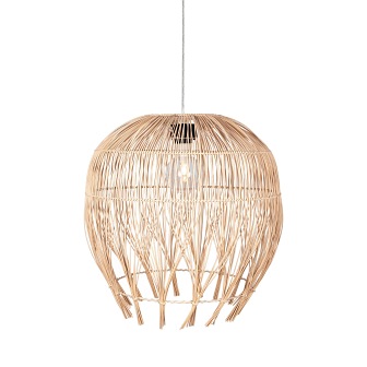 Rattanowa lampa wisząca Montego naturalna 50cm